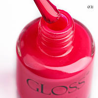Лак для нігтів класичний GLOSS Lacquer 031, 11 мл (без лампи)