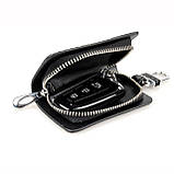 ЧОХОЛ ДЛЯ КЛЮЧЕЙ З КАРАБІНОМ зміїна луска шкіра, фото 3