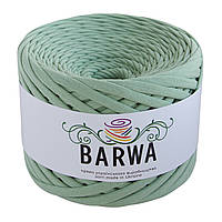 Пряжа трикотажна BARWA 7-9 мм, 53 Зелений чай