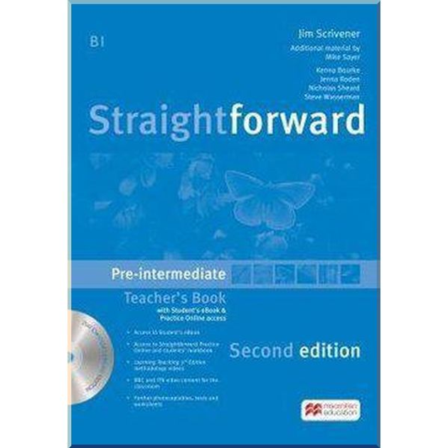 Straightforward Second Edition Pre-Intermediate Teacher's Book with eBook Pack, фото 1