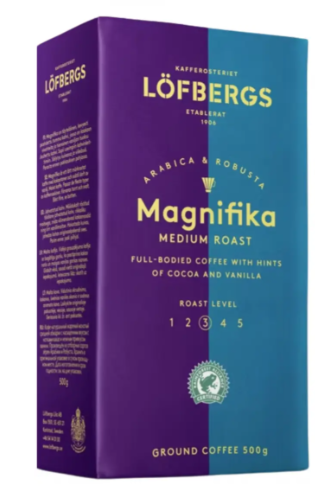 Мелена кава Lofbergs Magnifika Medium Roast 500 гр