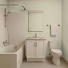 Кольорова Фарба СИЛІКОНОВА Skyline для вологих приміщень 2010-Y Кремін 1л, фото 4