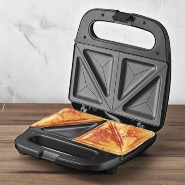 Сендвічниця електрична з антипригарним покриттям 750Вт SOKANY SK-08057, фото 1