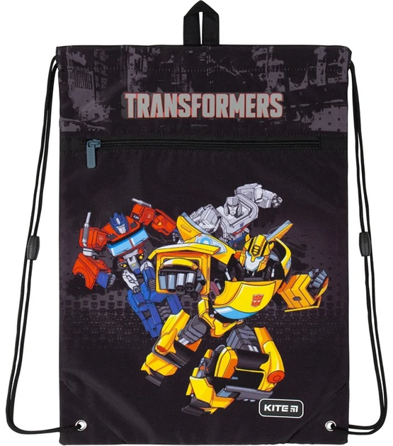 Сумка для взуття з кишенею Kite Education Transformers 1 відділення TF20-601M-2