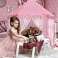 Дитяча палатка-намет рожева KRUZZEL 6104 / 23869, фото 2