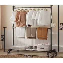 Універсальна підлогова вішалка для пальта та одягу 173*86*74 Clothes Rack Up