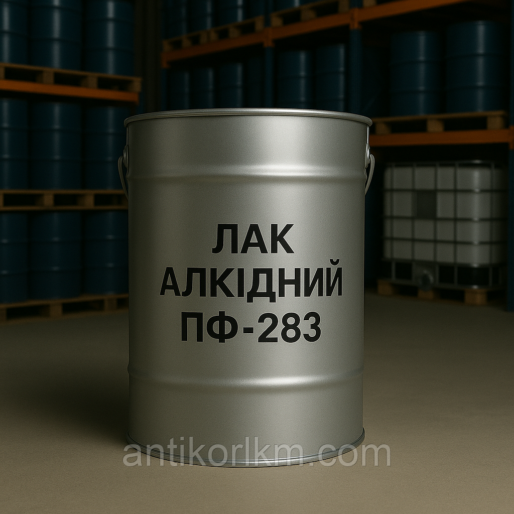 Лак ПФ-283 для Внутрішніх Робіт, Лак ПФ-283 Пентафталевий, 45 кг.