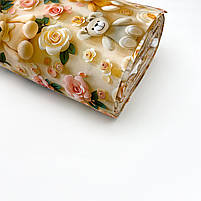 Π’ΡΡΠ΅ΡΡΠΊΠ° Π±Π°Π²ΠΎΠ²Π½ΡΠ½Π° ΡΠΊΠ°Π½ΠΈΠ½Π° ΡΠ°Π½ΡΠΎΡΡ digital 5D "ΠΠΈΡΠΊΠΈ ΡΠ΅Π΄Π΄Ρ Π· ΠΊΠ²ΡΡΠ°ΠΌΠΈ Π½Π° ΠΌΠΎΠ»ΠΎΡΠ½ΠΎΠΌΡ" 240 ΡΠΌ, ΡΠΎΡΠΎ 4