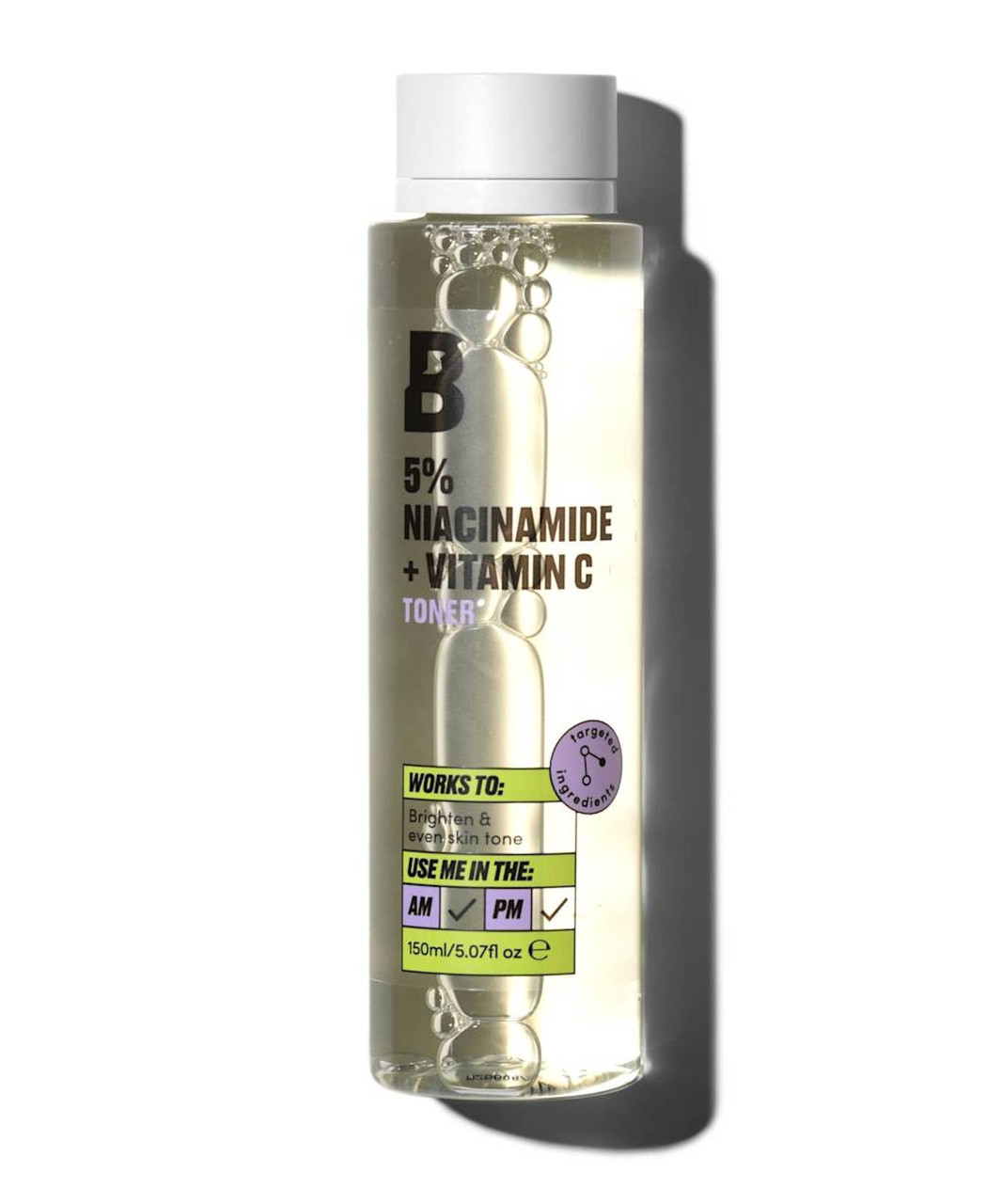 By BEAUTY BAY 5% Niacinamide + Vitamin C Toner – тонік з 5% ніацинаміду та вітаміном C 150 мл