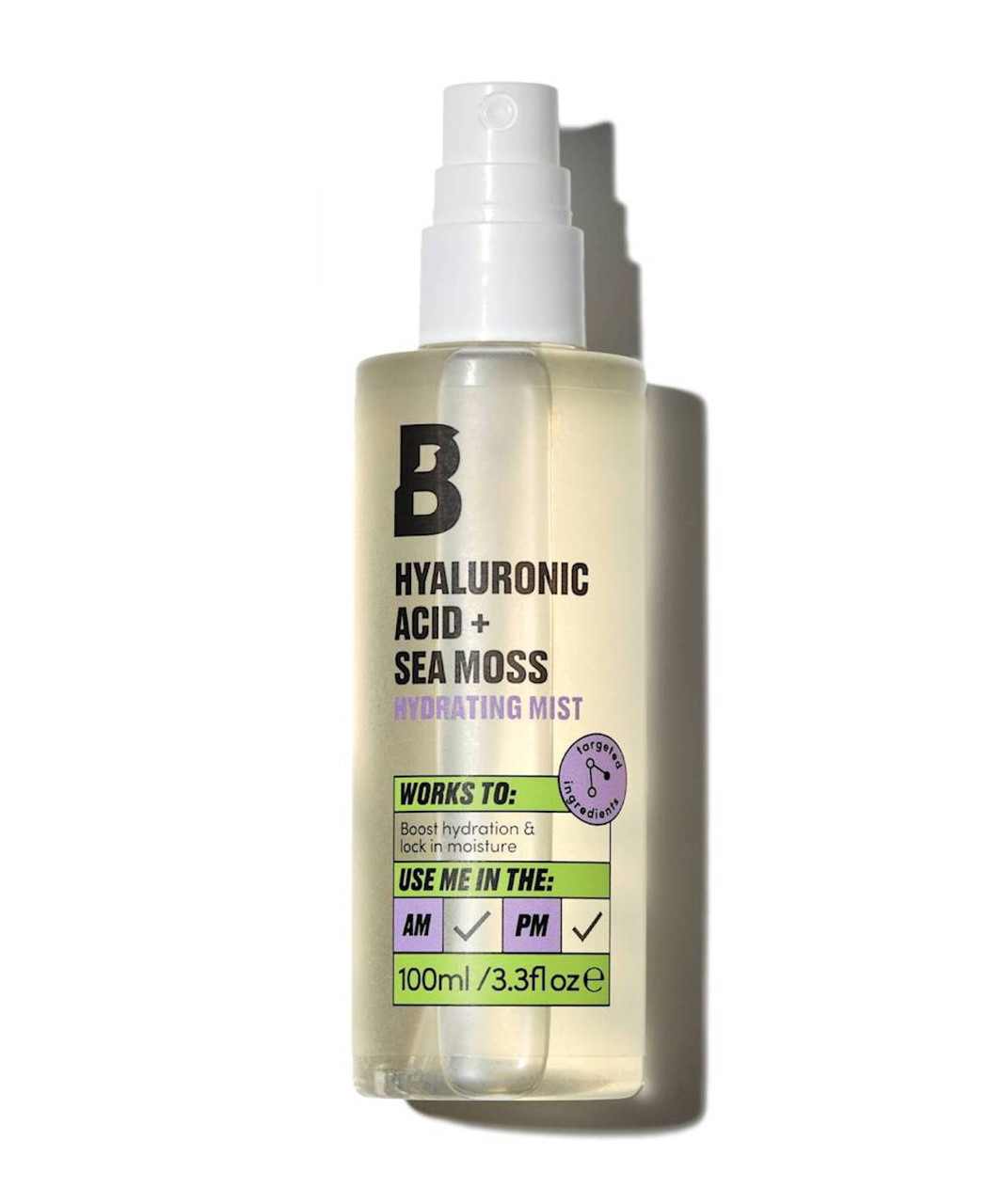 By BEAUTY BAY Hyaluronic Acid + Sea Moss Hydrating Face Mist – зволожуючий спрей для обличчя з гіалуроновою кислотою