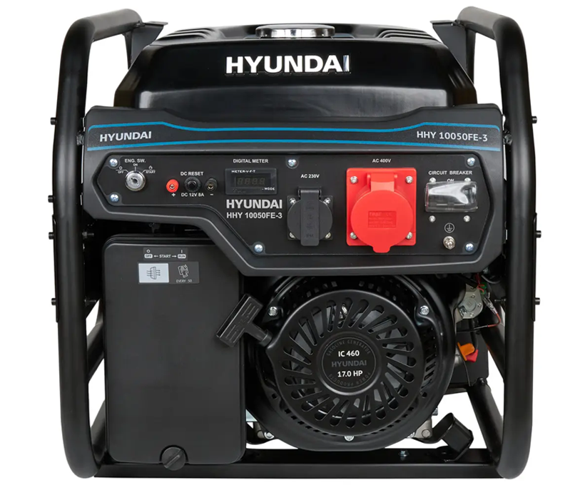 Генератор бензиновий Hyundai HHY 10050FE-3, фото 1