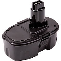 Акумулятор PowerPlant для шуруповертів та електроінструментів DeWALT 18V 2.5Ah Ni-MH (DC9096)