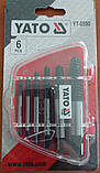 Набір екстракторів для викручування зірваних болтів шпильок знімач зірваних гвинтів YATO Ø 3-25 мм набір 6 шт, фото 8