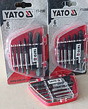 Набір екстракторів для викручування зірваних болтів шпильок знімач зірваних гвинтів YATO Ø 3-25 мм набір 6 шт, фото 10