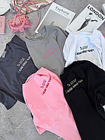 Футболка з написом жіноча 42-46