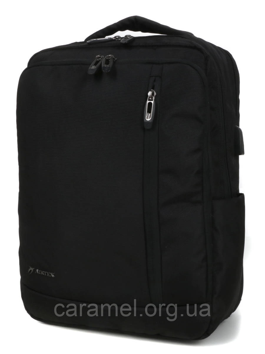 Рюкзак для ноутбука чорний 30х44х14см/17л/0,9кг/Airtex 730