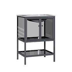 Тумба підлогова металева з умивальником AVKO RGF1841 60х46х85 см