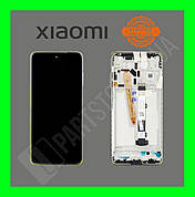 Дисплей Xiaomi Poco X3 Pro/Poco X3/Poco X3 NFC Black (560002J20S00) сервісний оригінал у зборі з рамкою