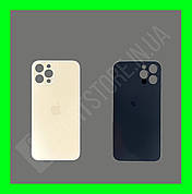 Кришка iPhone 12 Pro Gold (великий отвір) оригінальні комплектуючі