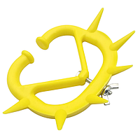 Кільце носове проти самовидання пластикове із шипами середнє 90*80 мм