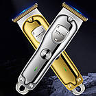 Акумуляторна машинка для стрижки волосся + 4 насадки, від USB, SK-LF-16003, Золотий / Тример для стрижки, фото 2