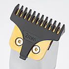 Акумуляторна машинка для стрижки волосся + 4 насадки, від USB, SK-LF-16003, Золотий / Тример для стрижки, фото 4