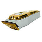 Акумуляторна машинка для стрижки волосся + 4 насадки, від USB, SK-LF-16003, Золотий / Тример для стрижки, фото 6