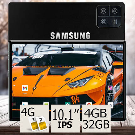 Планшет телефон Samsung Galaxy Tab Q10 Ultra LTE metal 4/32 DUAL SIM 10.1" IPS, фото 1