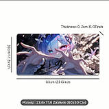 Килимок для миші з дизайном дівчини аніме, розмір 60/30, фото 5