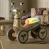 Дитячий біговел велобіг для малюків від 18 місяців чотириколісний з підсвічуванням та піснями УКРАЇНСЬКОЮ ОЗВУЧКОЮ, фото 9