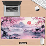 Килимок для миші з дизайном дівчини аніме, розмір 60/30, фото 2