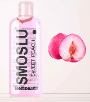 Персиковий лубрикант Лубрикант для сексу 200 мл SMO200 Масло на водній основі Lubricsate