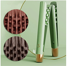 3D щипці для завивання волосся плойка-гофре для об'ємного укладання волосся YU227