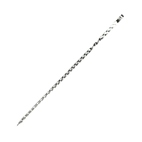 Шампур для шашлику з нержавійки 40 см 1 шт. з ручкою кільцем SKK4