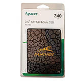 Накопичувач SSD Apacer AS340 240GB 2.5" 7mm SATAIII Bulk, фото 3