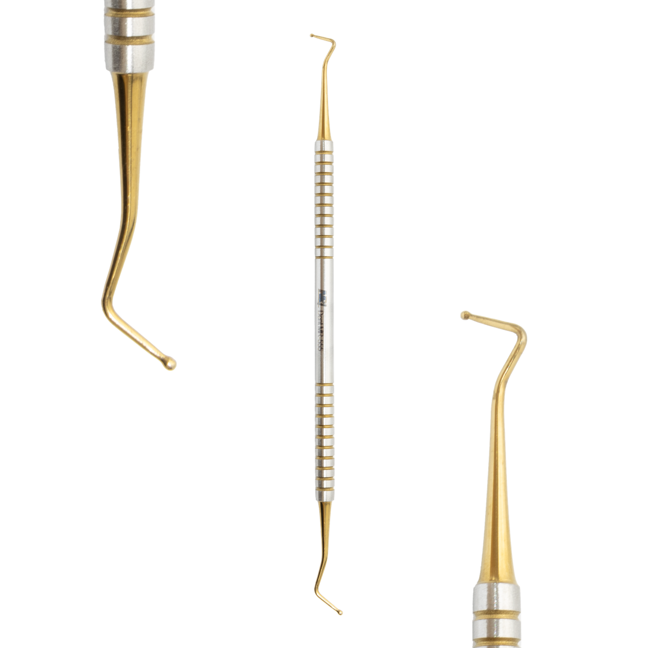 Гладилка куляста MR-555 двостороння 1,3мм/0,9мм (Gold)