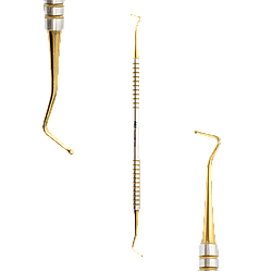 Гладилка куляста MR-555 двостороння 1,3мм/0,9мм (Gold)