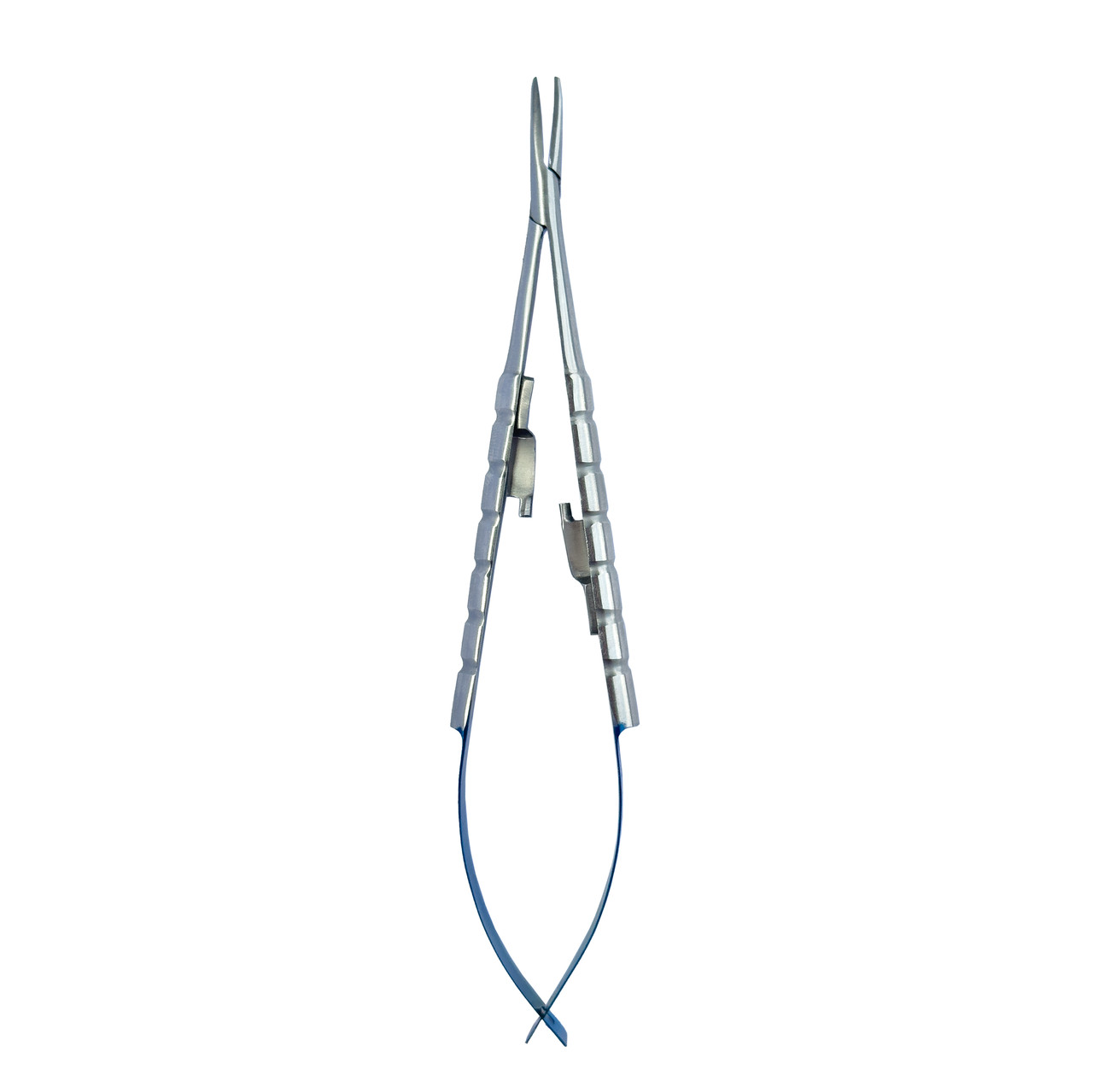 Голкотримач Castroviejo вигнутий 16см (Blue) MR-1142/40