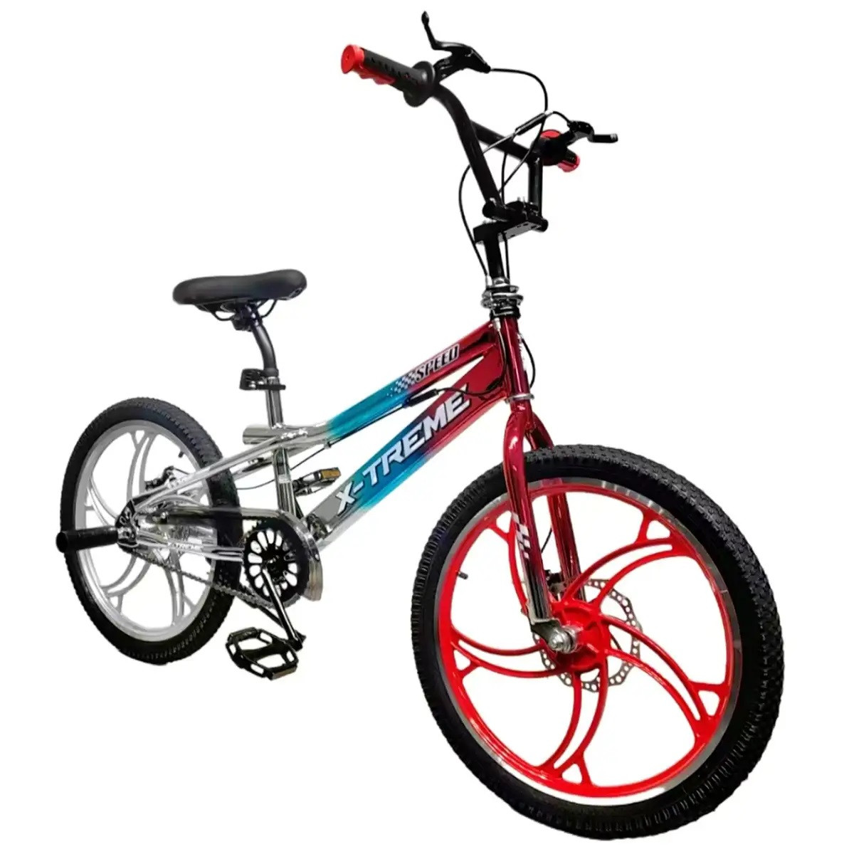 Дитячий велосипед X-Treme FALCON 25.20-01 Срібло-синьо-червоний