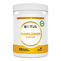 Лецитин соняшниковий, Lecithin Sunflower, Biotus, 454 г
