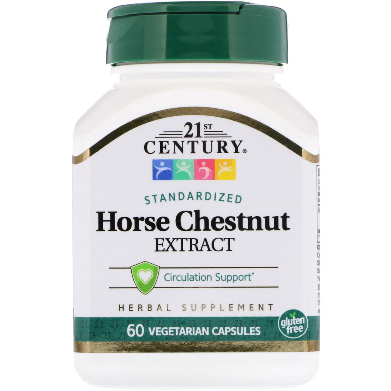 Екстракт кінського каштана, Horse Chestnut Seed, 21st Century, стандартизований, 60 кап.