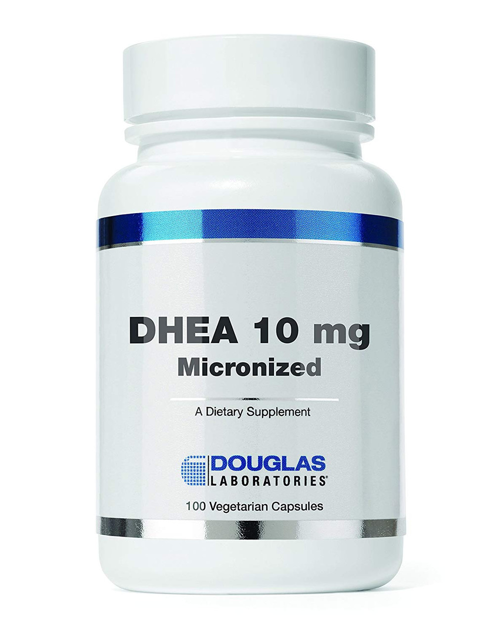 Дегідроепіандростерон, DHEA, Douglas Laboratories, мікронізований, для підтримки імунітету, мозку, кісток, метаболізму і сухої