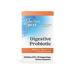 Пробіотик, Probiotic, Doctor's Best, 20 млрд КУО, 30 капсул
