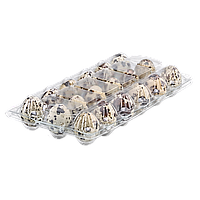 Паковання для перепелиних яєць 18 комірок (прамокутне) (50 шт.)