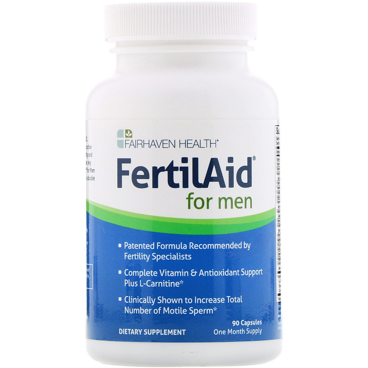 Репродуктивне здоров'я чоловіків, FertilAid for men, Fairhaven Health, 90 капсул