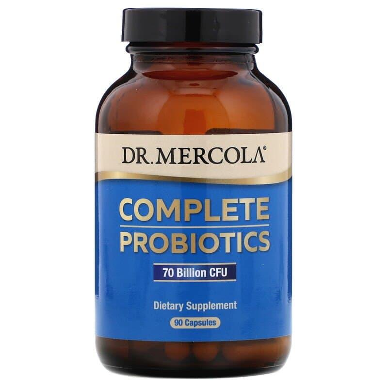 Пробіотики, комплекс, Complete Probiotics, Dr. Mercola, 70 млрд КОЕ, 90 капсул