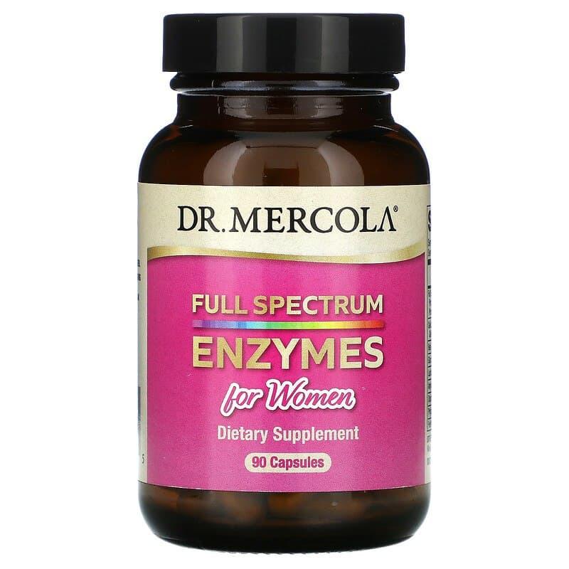 Ферменти повний спектр для жінок, Full Spectrum Enzymes, Dr. Mercola, 90 капсул