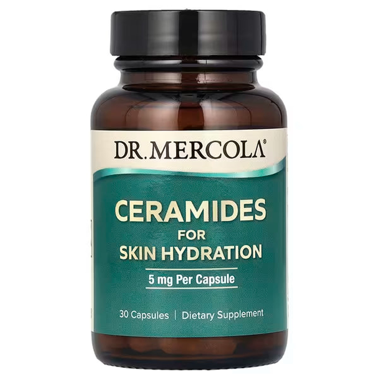 Кераміди для зволоження шкіри, Ceramides For Skin Hydration, Dr. Mercola, 5 мг, 30 капсул