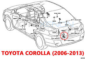 Датчик положення кузова Toyota Corolla 8940712030, 89407-12030 (2006-2018) рівня нахилу коректора фар в зборі, фото 4