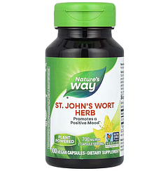 Звіробій, St. John's Wort, Nature's Way, трава, 700 мг, 100 вегетаріанських капсул (350 мг у капсулі)